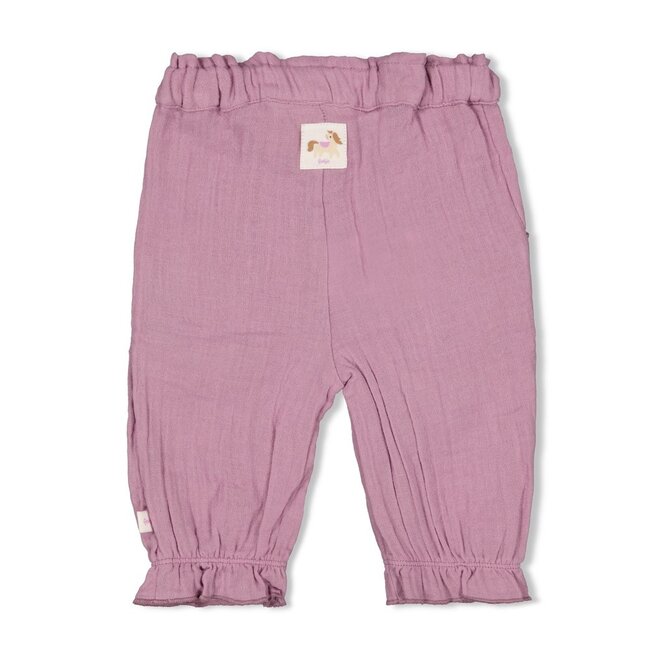 Feetje - Broek Mousseline Violet - Flower Ranch