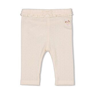 Feetje Feetje / Broek - Legging Offwhite - Flower Ranch