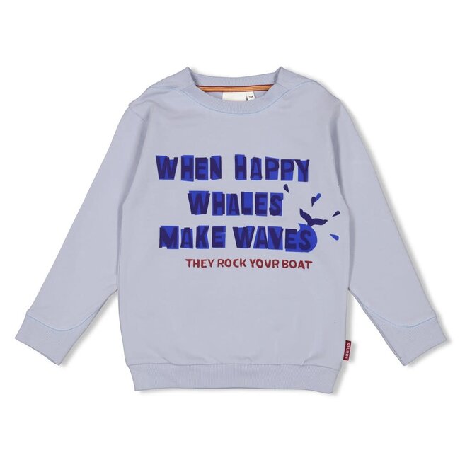 Sturdy - Sweater Blauw - Waves and Whales