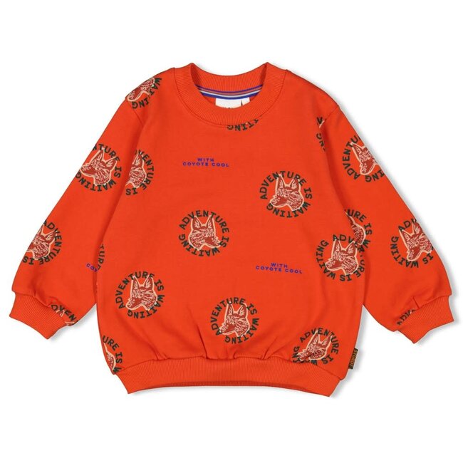 Sturdy - Sweater AOP Oranje - Chasing Trails