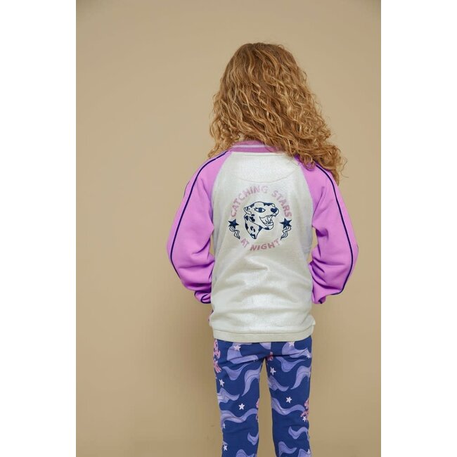 Jubel - Flared Broek AOP Indigo - Wild Soul