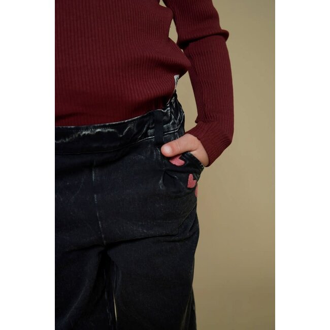 Jubel - Longsleeve Rib Bordeaux - Queen Of Hearts