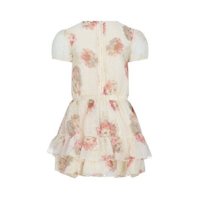 Le Chic - Ruffled Dress Salsma - Off White Bouquet