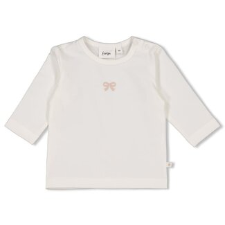 Feetje Feetje - Longsleeve Embroidery Strik Offwhite - The Knits