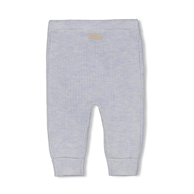 Feetje - Broek Gebreid Blauw Melange  -  The Knits