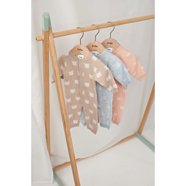 Feetje - Boxpak Gebreid AO Blauw Melange - The Knits