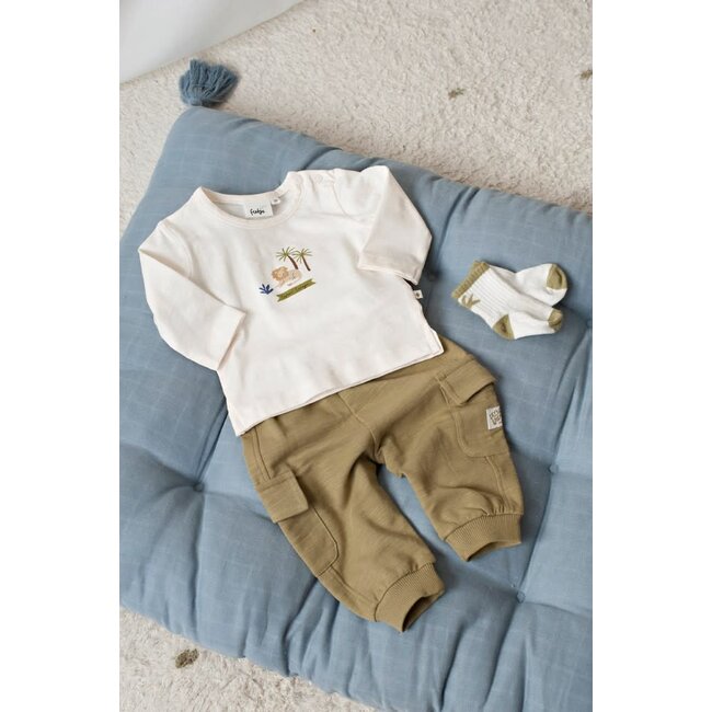 Feetje - Longsleeve Offwhite - Safari Savage