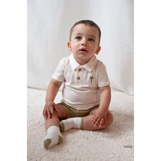 Feetje - Polo Offwhite - Safari Savage