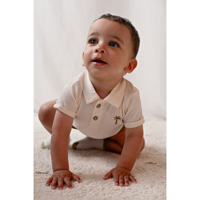 Feetje - Polo Offwhite - Safari Savage