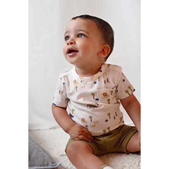 Feetje - Short Groen - Safari Savage