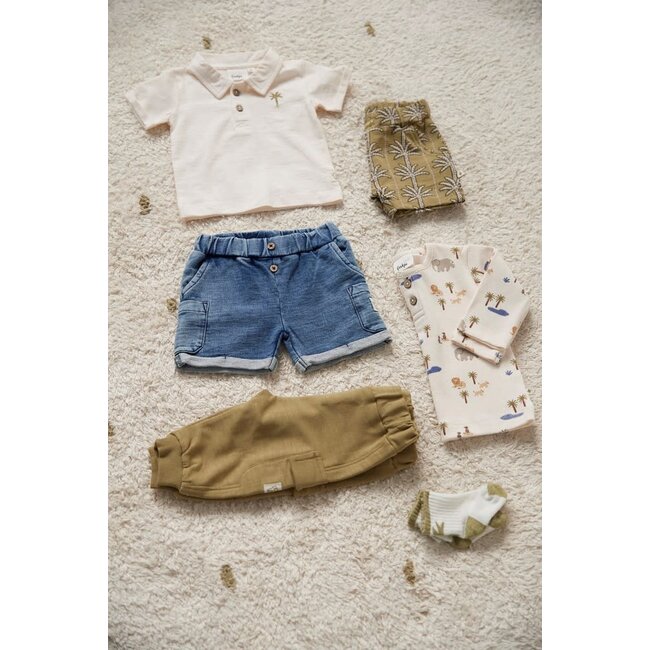 Feetje - Short Jogg Denim Lichtblauw - Safari Savage