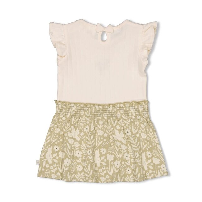 Feetje - Jurk AOP Groen - Let Your Dreams Blossom