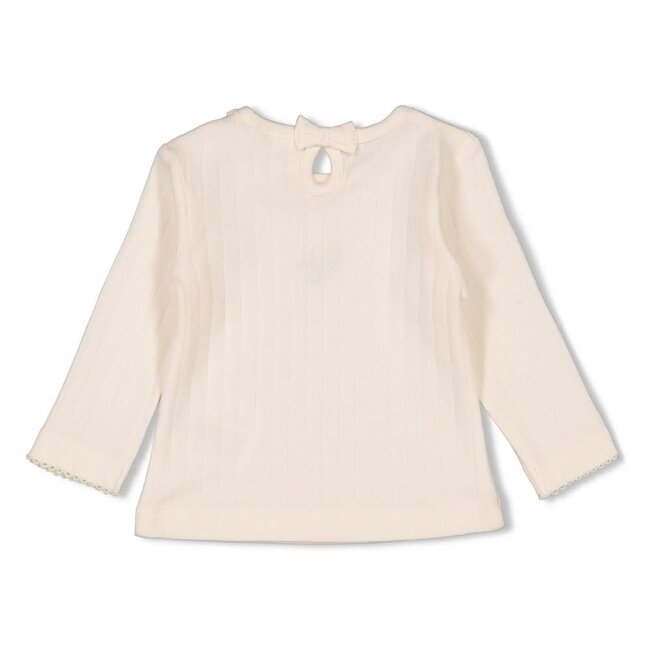 Feetje - Longsleeve Pointelle Rib Offwhite - Let Your Dreams Blossom