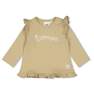 Feetje Feetje - Longsleeve Ruches Groen - Let Your Dreams Blossom