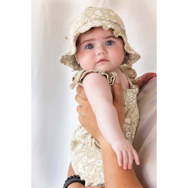 Feetje - Jumpsuit Crinkle AOP Groen - Let Your Dreams Blossom