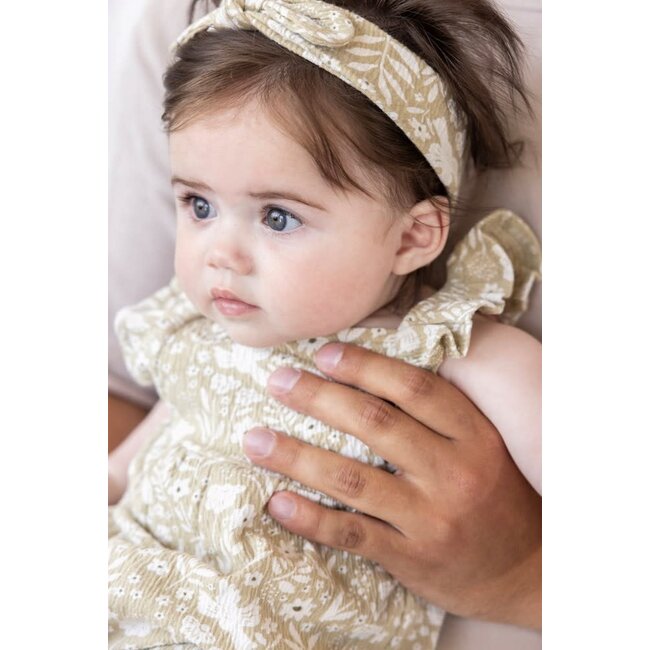 Feetje - Jumpsuit Crinkle AOP Groen - Let Your Dreams Blossom