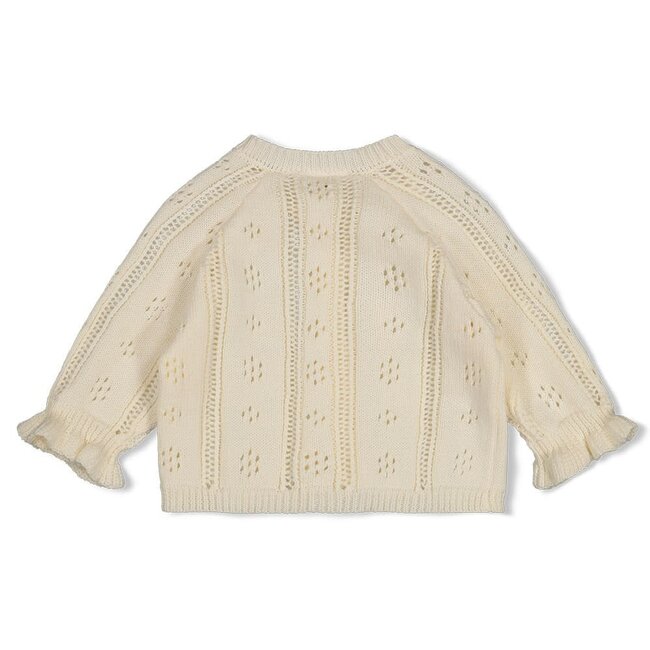 Feetje - Vestje Gebreid Offwhite - Let Your Dreams Blossom