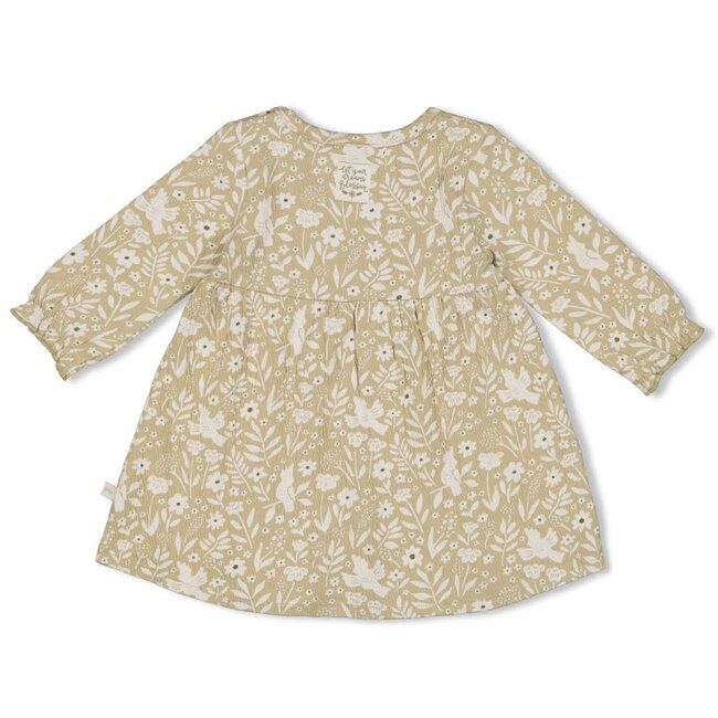 Feetje - Jurk Crinkle AOP Groen - Let Your Dreams Blossom