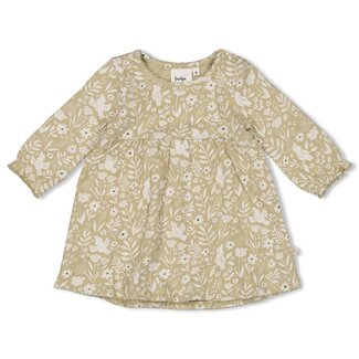 Feetje Feetje - Jurk Crinkle AOP Groen - Let Your Dreams Blossom