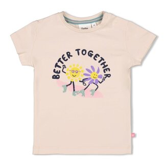 Feetje Feetje - T-shirt Offwhite - Rolling into Spring