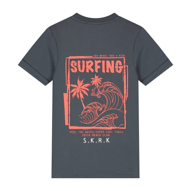 Skurk - T-shirt Taks - Grey