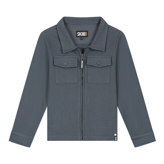 SKURK Skurk - Zip Overshirt Silly - Grey