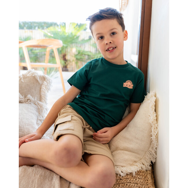 Skurk - T-shirt Tazi - Green