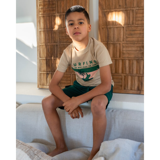 Skurk - T-shirt Tropic - Sand