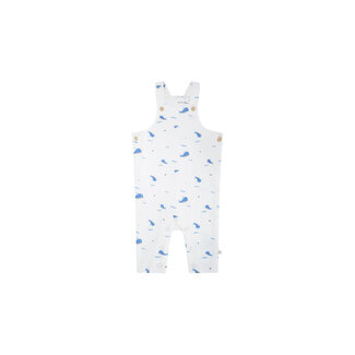 Petite Maison Petite Maison - Double Jersey Dungaree Silas - AOP Blue Whale