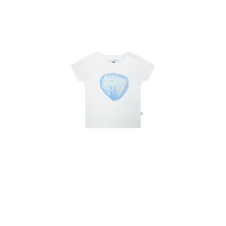 Petite Maison Petite Maison - T-shirt with Chest Print Kai - AOP Blue Shell