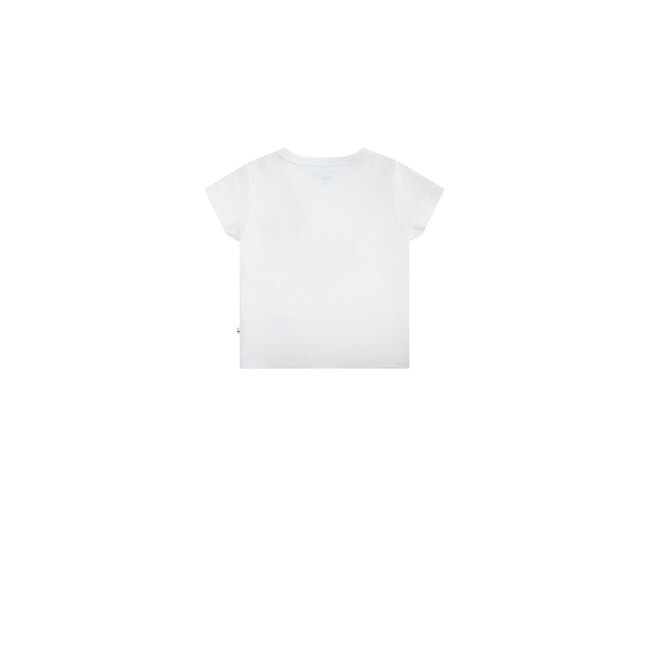Petite Maison - T-shirt with Chest Print Kai - Nature White