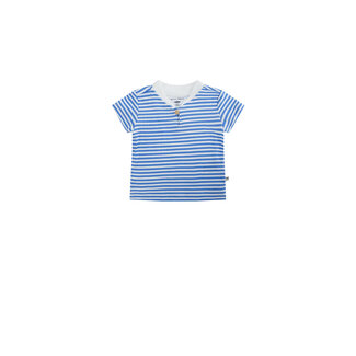 Petite Maison Petite Maison - T-shirt Sailor Collar Kaia - AOP Blue Stripe