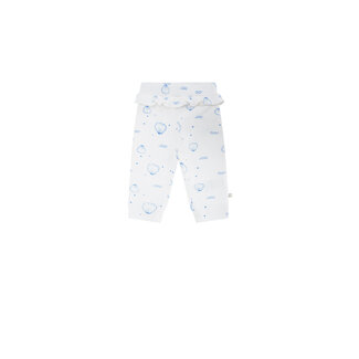 Petite Maison Petite Maison - Pants with Ruffle Detail Skyler - AOP Blue Shell