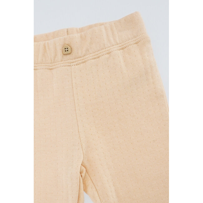 Petite Maison - Jersey Pants with Button Sky - Honey Peach
