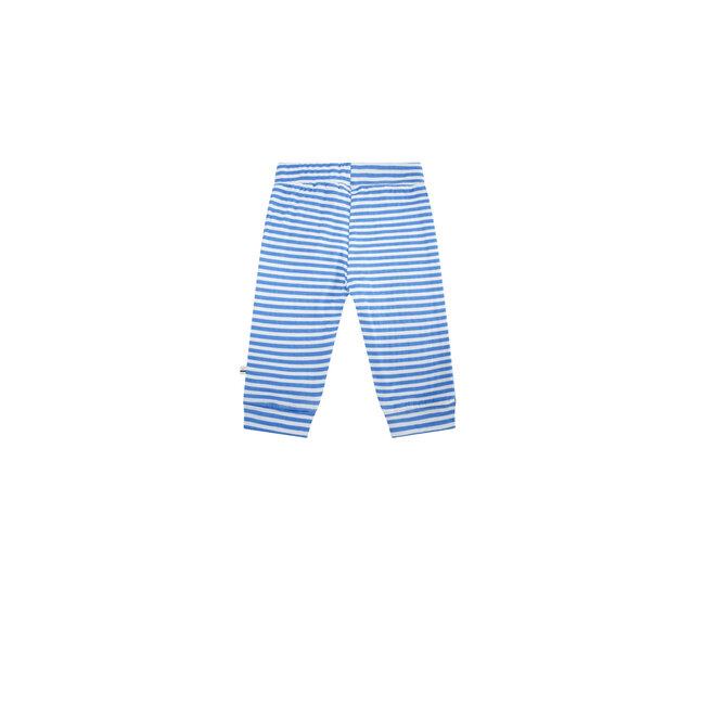 Petite Maison - Jersey Pants with Button Sky - AOP Blue Stripe