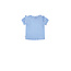 Petite Maison - T-shirt with Ruffle Detail Kayak - AOP Blue Stripe