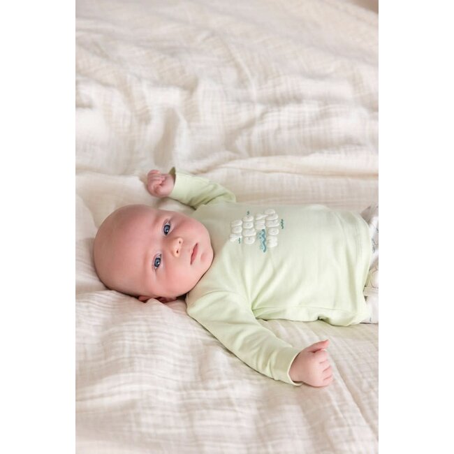 Feetje - Longsleeve Lime - You Croc My World