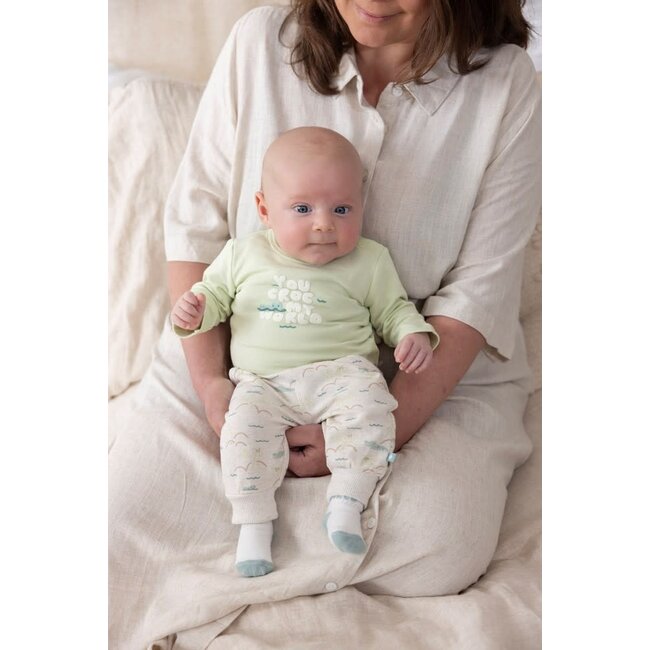 Feetje - Longsleeve Lime - You Croc My World