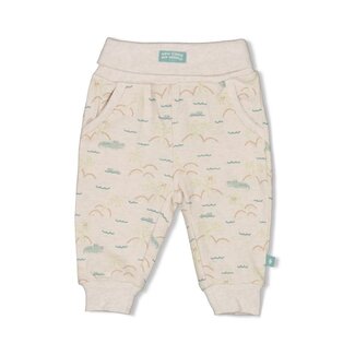 Feetje Feetje - Broek AOP Offwhite Melange - You Croc My World