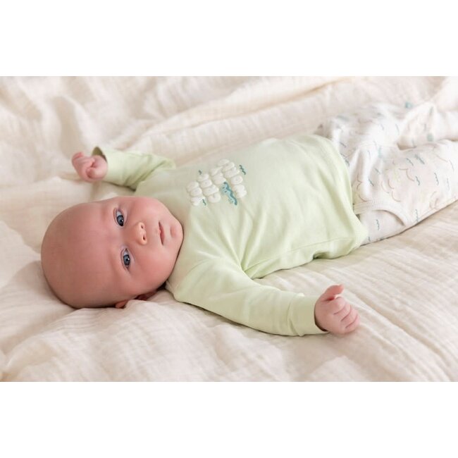 Feetje - Broek AOP Offwhite Melange - You Croc My World