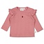 Feetje - Longsleeve Ajour Rib Roze - Ladybug