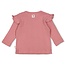 Feetje - Longsleeve Ajour Rib Roze - Ladybug