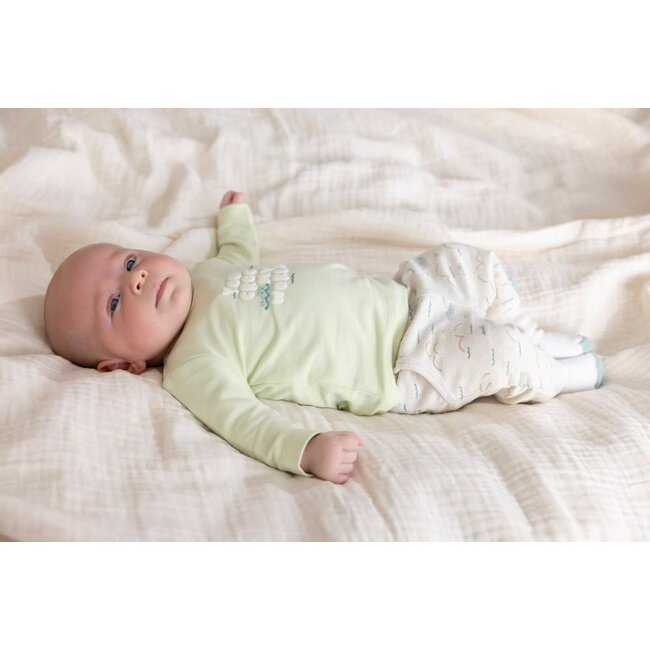 Feetje - Broek AOP Offwhite Melange - You Croc My World