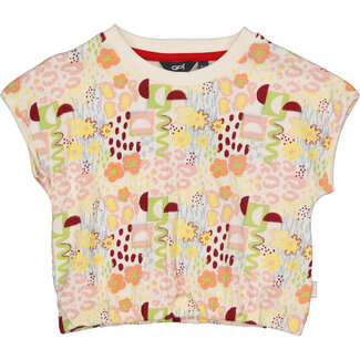 Quapi Quapi - Shirt Diara - AOP Yellow Graphic