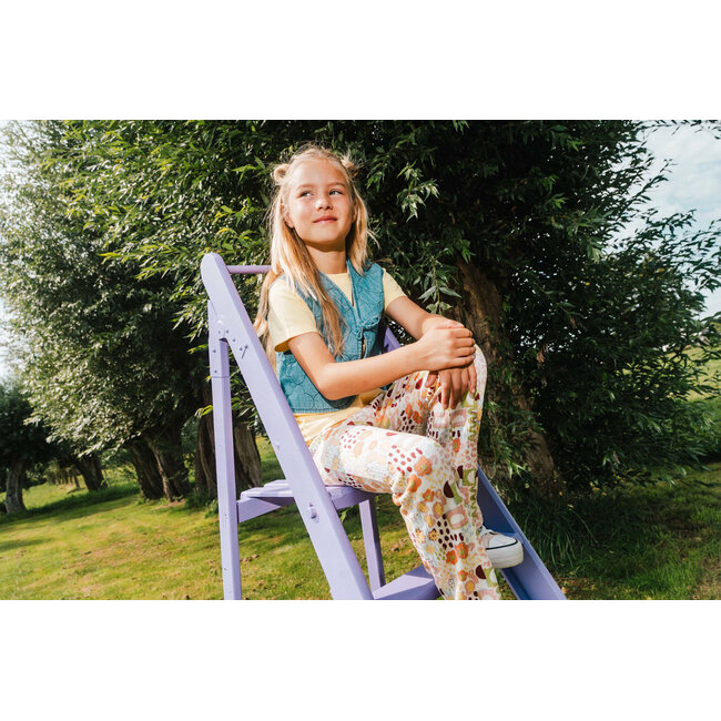 Quapi - Pants Dylana - AOP Yellow Graphic