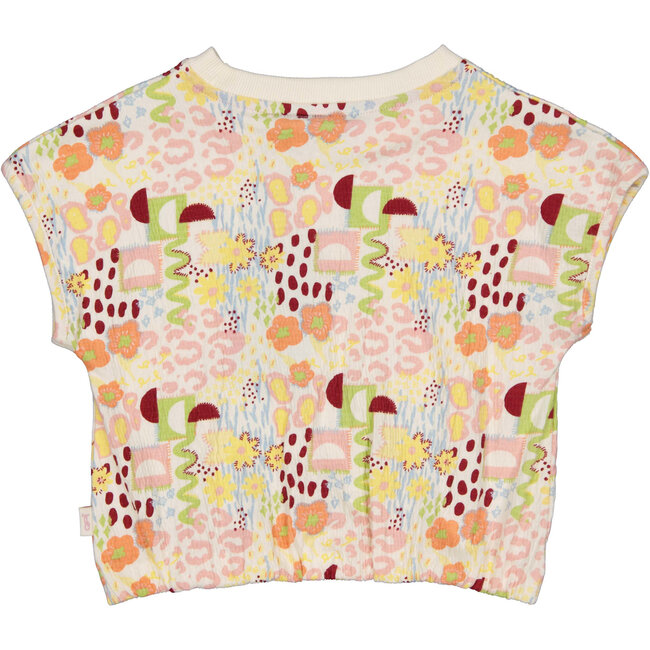 Quapi - Shirt Diara - AOP Yellow Graphic