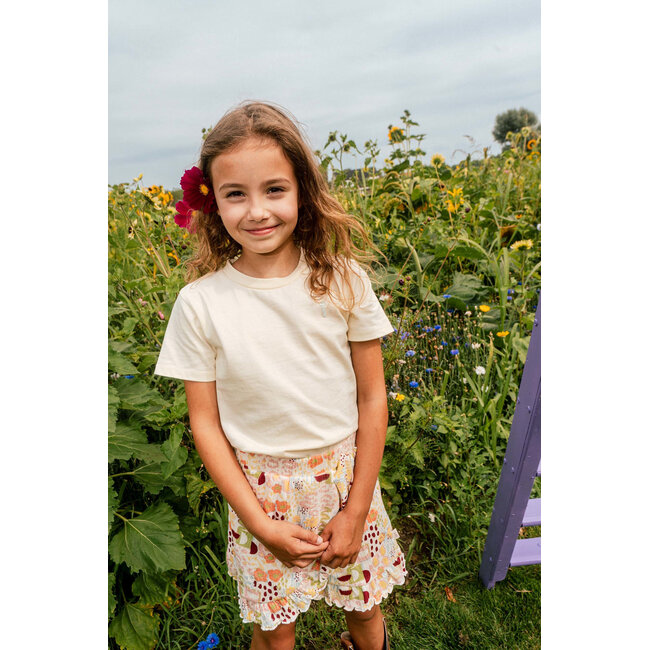 Quapi - Skirt Doutzen - AOP Yellow Graphic