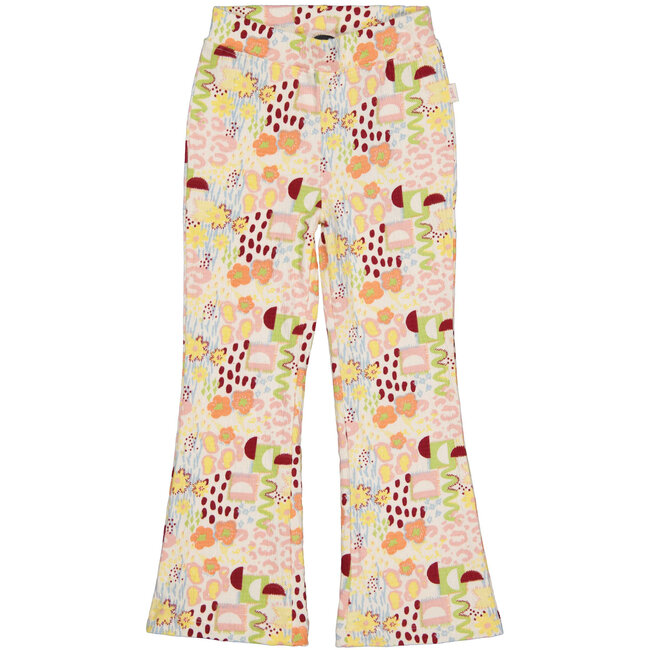Quapi - Pants Dylana - AOP Yellow Graphic