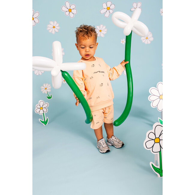 Quapi - Sweater Enrique - AOP Orange Sketch