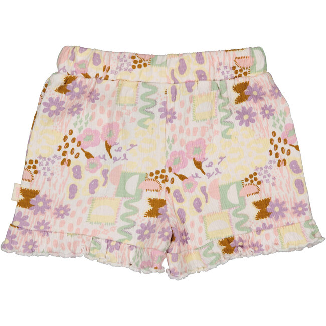 Quapi - Pants Estella - AOP Purple Graphic
